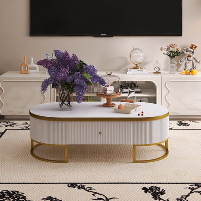 Table basse moderne avec tiroirs 47,20 "