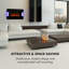 Klarstein 91cm W Electric Fireplace-39771198