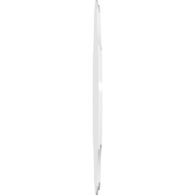 Médaillon de plafond contemporain en PVC de qualité architecturale de 18 po x P 3 po x P 6 1/4 po x P 1 po