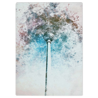 Tempered Glass Alexanderplatz in Berlin Chopping Board