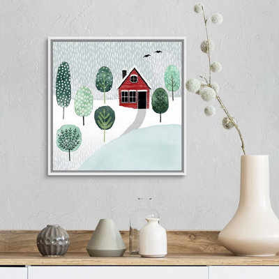 «Christmastown II» par Grace Popp - reproduction d'art sur toile