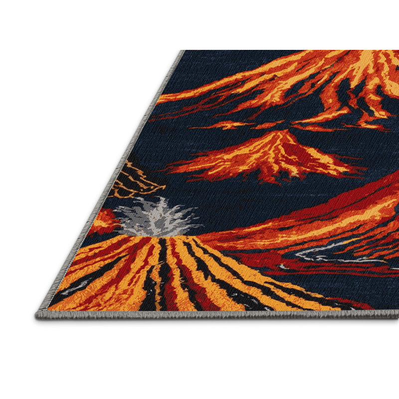 Tapis mauve lavable à la machine, Tapis de couloir 2 pi x 5 pi