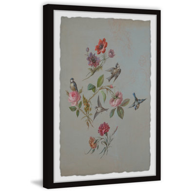 "Flight Among the Roses" Framed Print