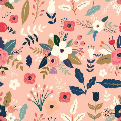 Immich Peel & Stick Floral Tile