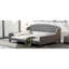 Lit de jour capitonné moderne de luxe, double, gris-701674620-701674610