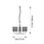 Axelen 5 - Light Waggon Wheel Chandelier