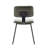 Faux Leather Dining Chair with Steel Legs-1830856907