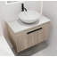 Ensemble de meuble-lavabo simple mural 29,5 "Gilly