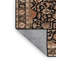 Tapis brun lavable à la machine-1934749432