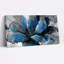 «Blue Abstract Flower», ensemble de 1 reproduction d'art sur toile tendue sur toile-1034929099