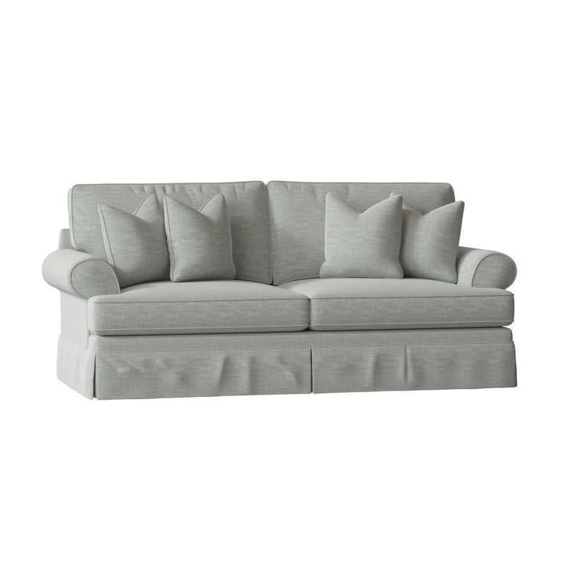 Brookner Upholstered 91'' Sofa, Vault Aegean