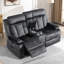 Causeuse inclinable en velours 70,9 po-2029295202