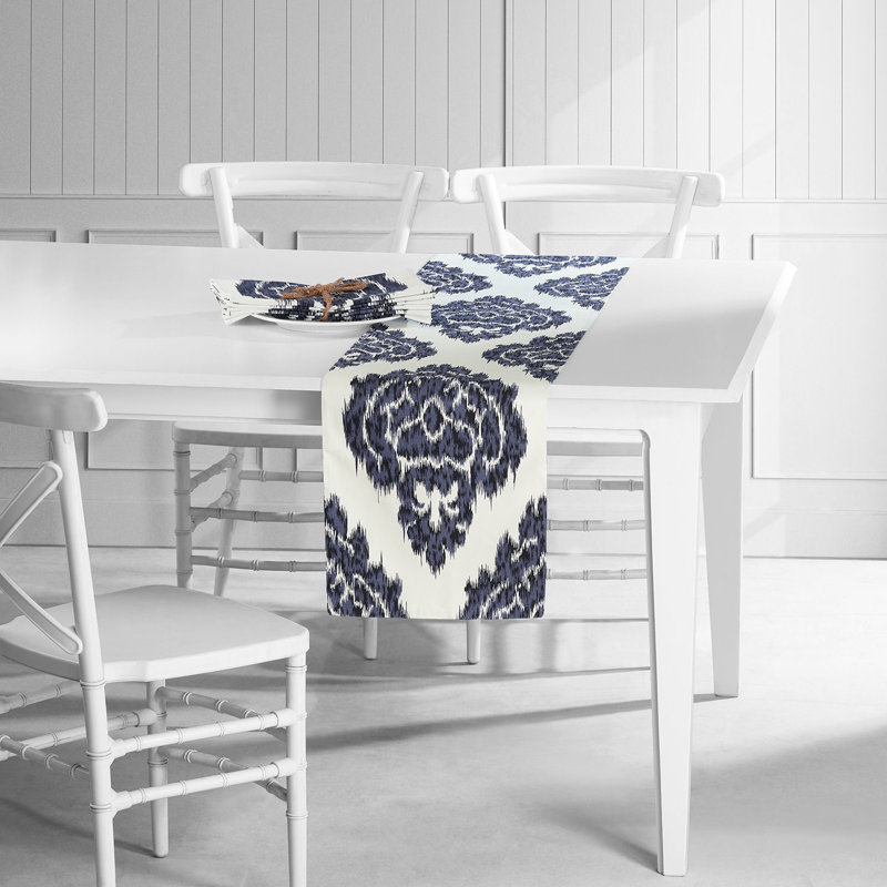 Ensemble de chemin de table et napperons en coton 7 pièces Saxatil