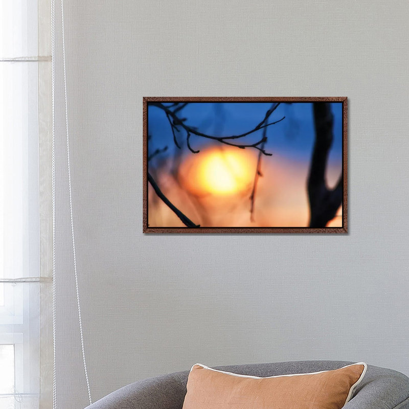 Abstract Sunset by Savanah Plank - Gallery-Wrapped Canvas Giclée on Canvas, 101.6 cm H x 66.04 cm W, Classic Wood Framed