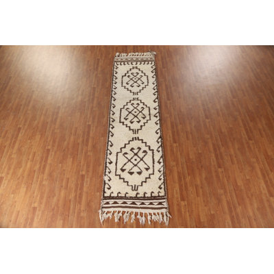 Turkish Anatolian Natural Dye Runner Rug 3x12