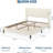 Upholstered Platform Bed Frame,  Fabric Headboard And Wooden Slats-1981414176-1981414182