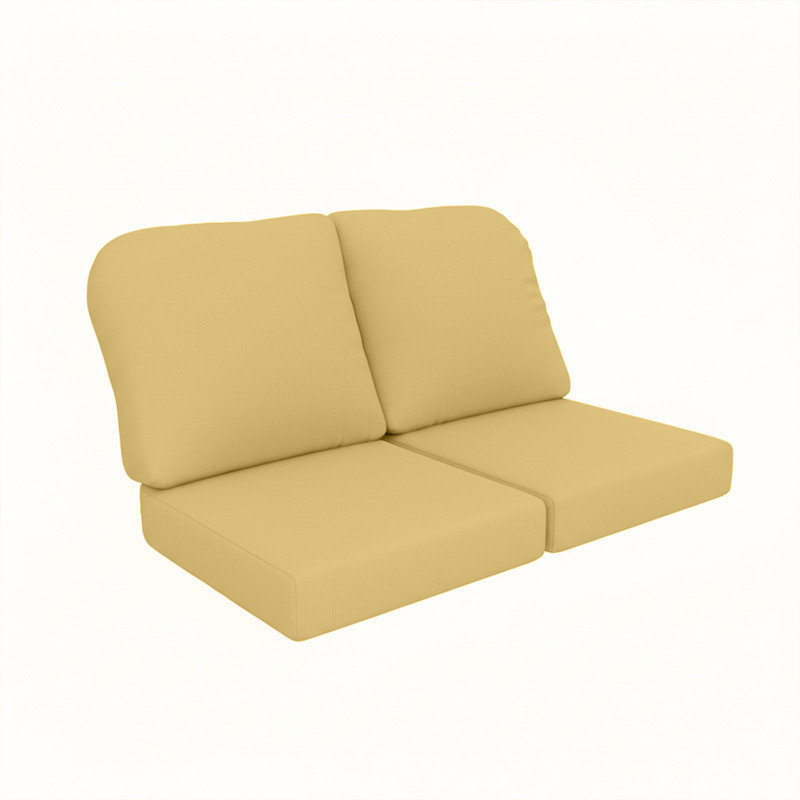 Coussin de remplacement pour causeuse d'extérieur Sunbrella, Toile blé