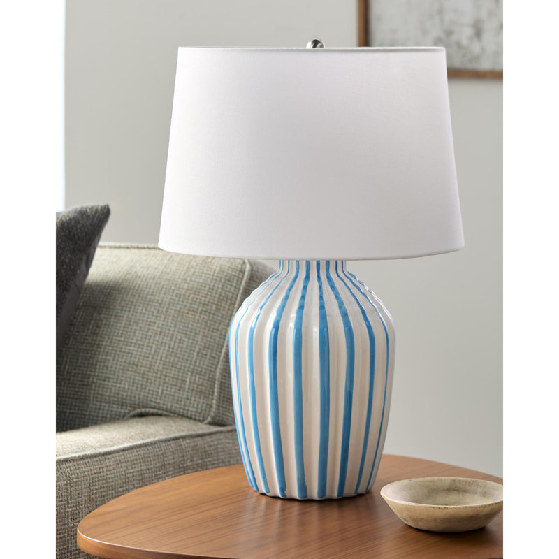 Lampe de table Hartung, Bleu