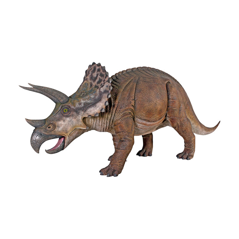 Jurassic - Sized Triceratops Dinosaur Statue
