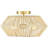 Nekoosa Rattan Semi Flush Mount