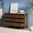 Jarrell Easy Assembly Solid Wood Spindle 6-Drawer Dresser-2141384352