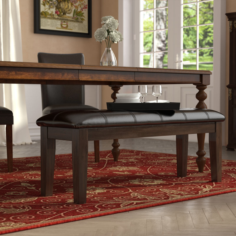 Bartons Bluff Faux Leather Upholstered Bench