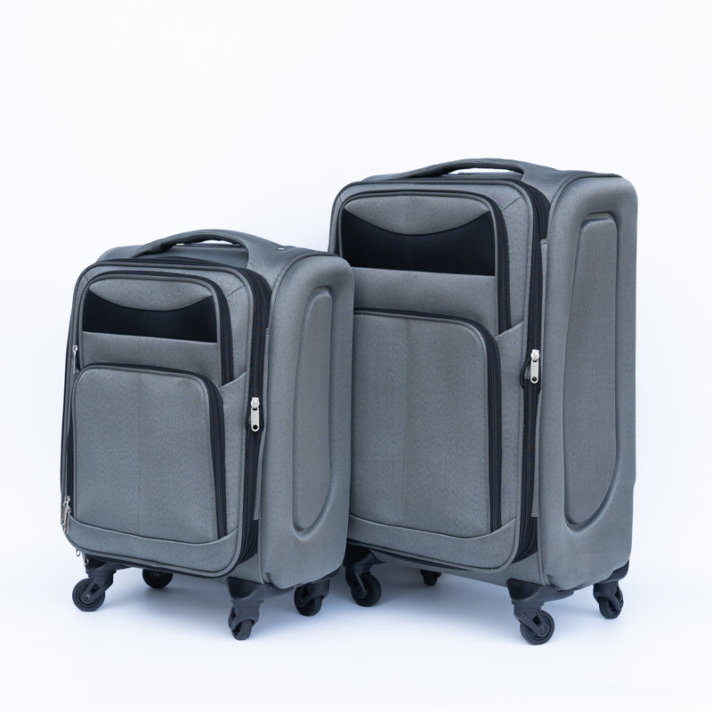 (20 + 24) Ensemble de valise deux pièces Valise à roulettes sans verrou universel