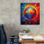  «The Disco Ball» par Dean Russo, art mural sur toile, 26 po x 30 po