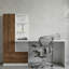 Bureau d'ordinateur avec armoire 58,9 po Malaka