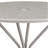 Chanea 35.25" Round Indoor-Outdoor Steel Patio Table-Umbrella Hole-Restaurant Seating-435925923