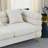 3-Seater + 3-Seater Combination Sofa.White Teddy(Ivory)-910234987
