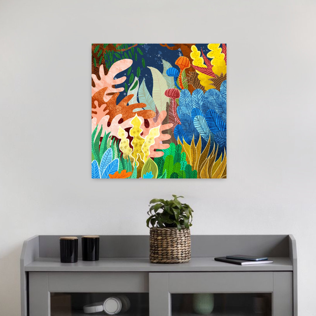 Contemporary Art Abstract Contemporary Forest Nature Wall Art