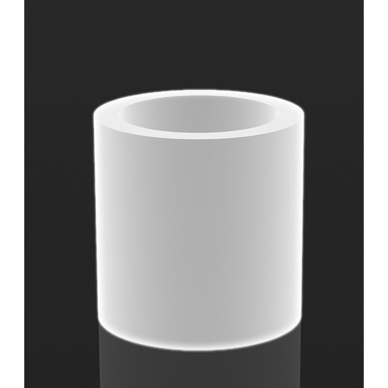 Cilindro Resin Pot Planter, 39.25" H x 47.25" W x 47.25" D