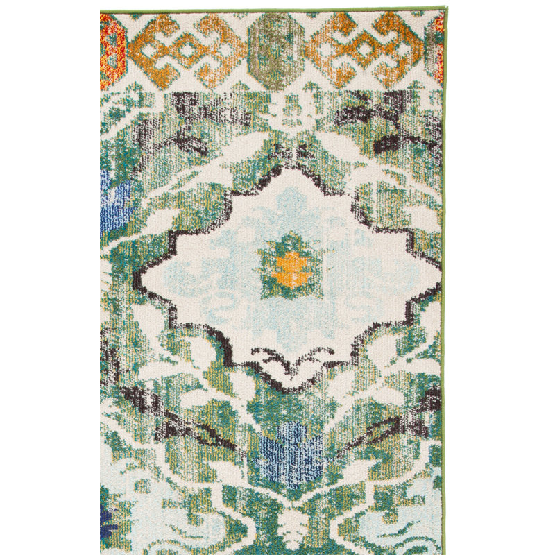 Dylanthomas Performance Oriental Rug, Square 6'7"