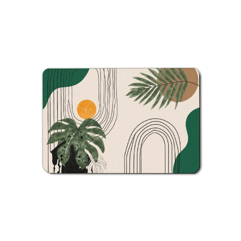 Tapis de salle de bain Tropical Plants