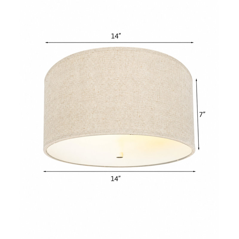 Flush Mount, Gray
