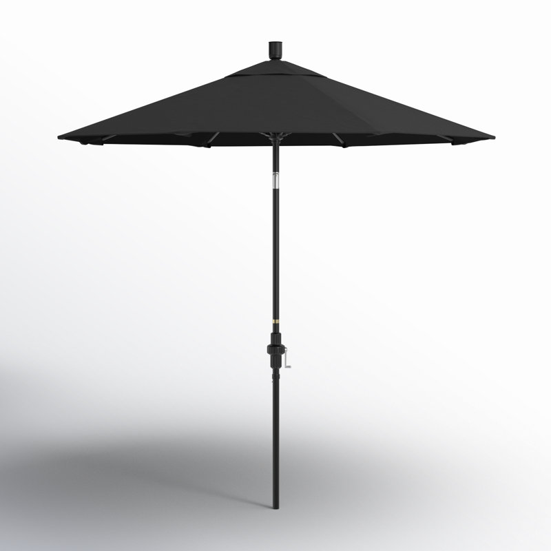 Parasol de marché 7,5 pi Brent, Toile Sunbrella® noir, Noir, noir, noir, noir