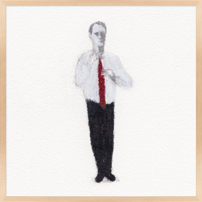 Little Big Man Painting by Simon Schneiderman