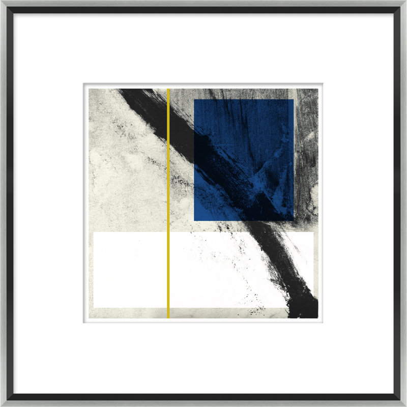 «Solution to the problème 2» - Peinture sur papier encadrée
