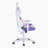 Gaming Chair With Polyurethane, Swivel, Lumbar Support, Adjustable Height, Headrest Included, Wheels