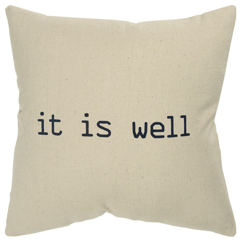 Cotton Throw Pillow