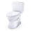 TOTO Glaston 1G Two-Piece Elongated 1.0 GPF WASHLET+ and Auto Flush Ready Universal Height Toilet with SS124 SoftClose Seat, Ebony - MS472124CUF#51