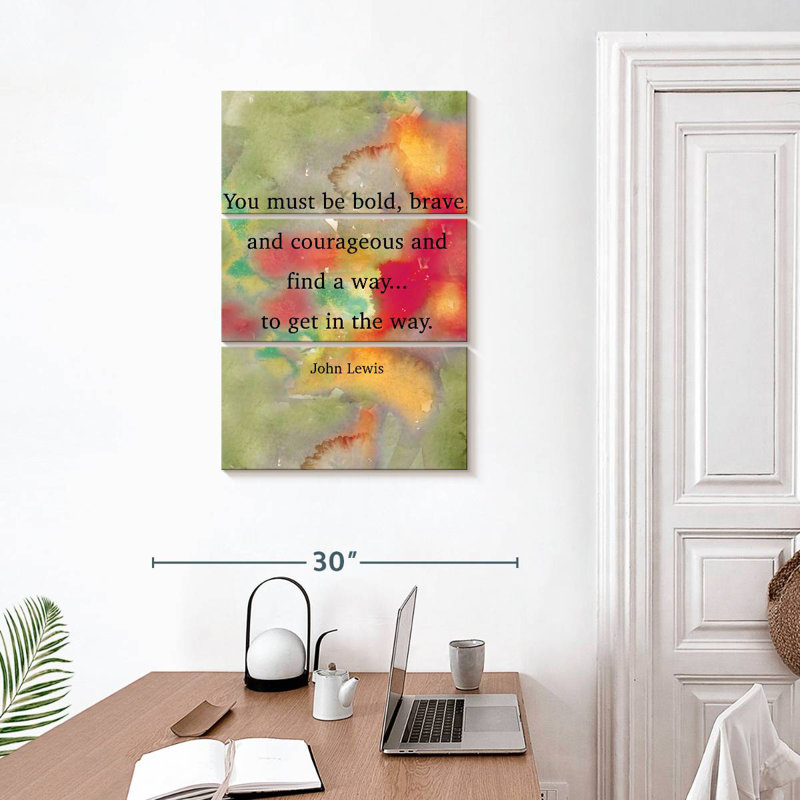 Be Bold Quote, 32" H x 20" W