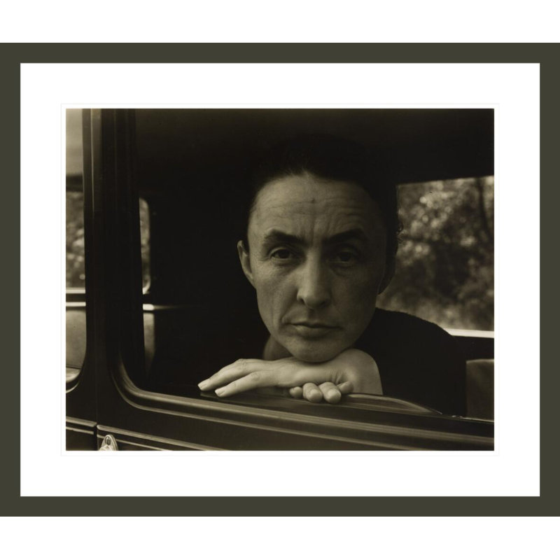 «Georgia O'Keeffe» par Alfred Stieglitz, impression giclée sur cadre, H 23,5 po x l 27,77 po