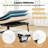 75'' x 31'' Folding Bed w/ Memory Foam Breathable Mesh & Heavy-Duty Metal Frame