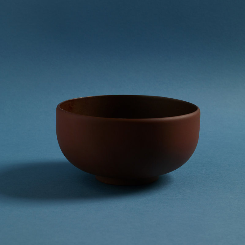 Porcelain Ramen Bowl, Terracotta