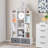 Tree Bookshelf, 7/12-Tier Wooden Bookcase Storage Shelving Unit With Folding Drawer, Freestanding Magazine Book Display Rack For Home Office Living Room (With 2 Drawers, 12-Tier)-2010358704