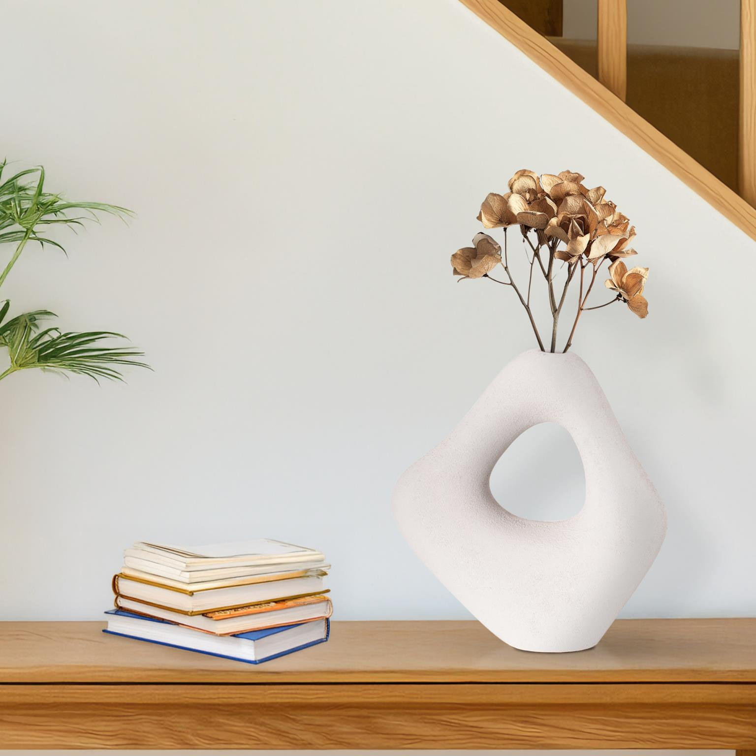Table Vase, White