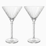 Mikasa Eloise Martini Glass Set, 8.5 Ounce