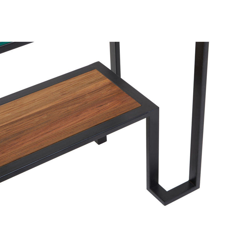 Talbott 36cm Glass Top Console Table